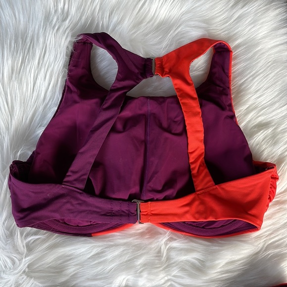 Athleta color block sports bikini EUC size Small - Picture 3 of 8